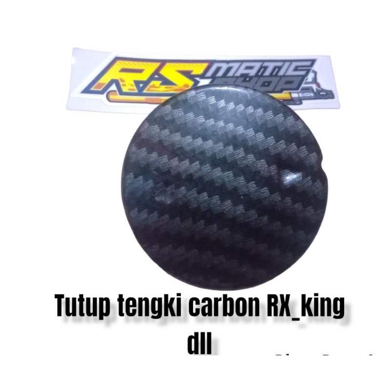 TUTUP TENGKI CARBON WTP CELUP RX_KING,RX_K,RX_SPESIAL YAMAHA