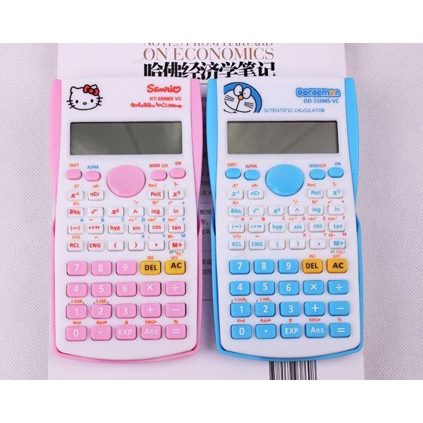 DISCON!! Kalkulator 350 Hello Kitty Pink 12 Digit / Kalkulator 350 Doraemon