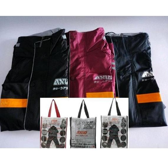 Jas Hujan Axio Silver Series Scotlight Orange silver 882 2016 100% Original Mantel Mantol ukuran S M