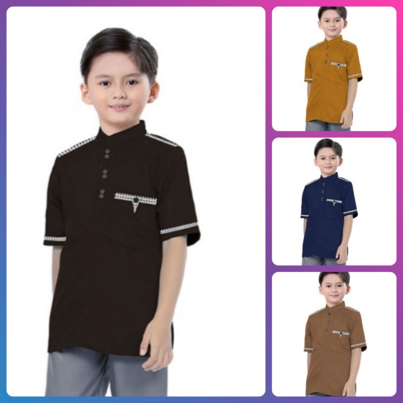 baju kurta anak 6=12 tahun koko toji anak