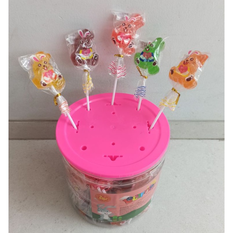 

Permen Jelli Lunak Aneka Rasa Buah 60s / Permen Lollipop Jelly Lunak 60s