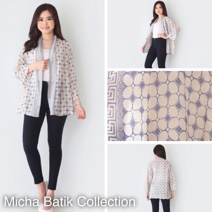 Cardigan Batik Paris Cap (tembokan) Termurah