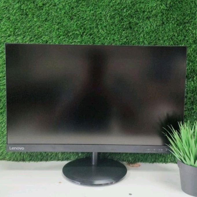 Monitor Lenovo 24 Inch, HDMI, Layar Frameless, 75Hz, Mulus, Bergaransi