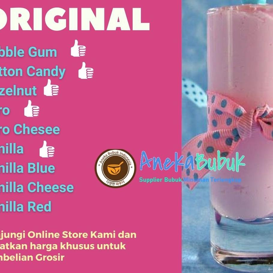 

✨Original✨ 90 VARIAN BUBUK MINUMAN ANEKA RASA PREMIX 1KG - GROSIR SERBUK MINUMAN ES BOBA KEKINIAN 1KG !!!