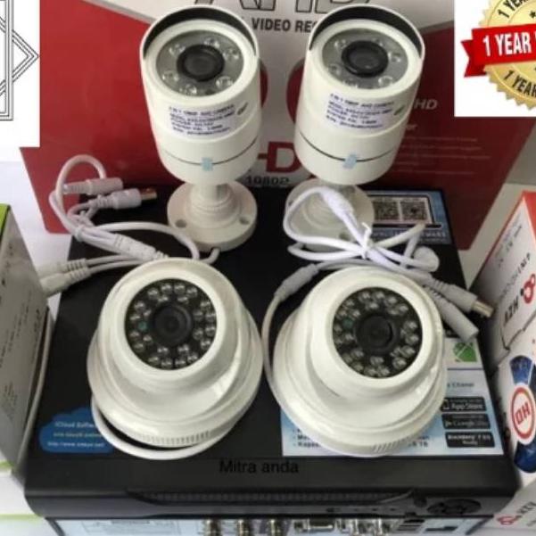 art8e8Ds--PAKET CCTV ONLINE 1080P 4 KAMERA CCTV DVR 4 CH 4 CHANNEL 5MP CAMERA 5 MP HDD HARDISK 500 G