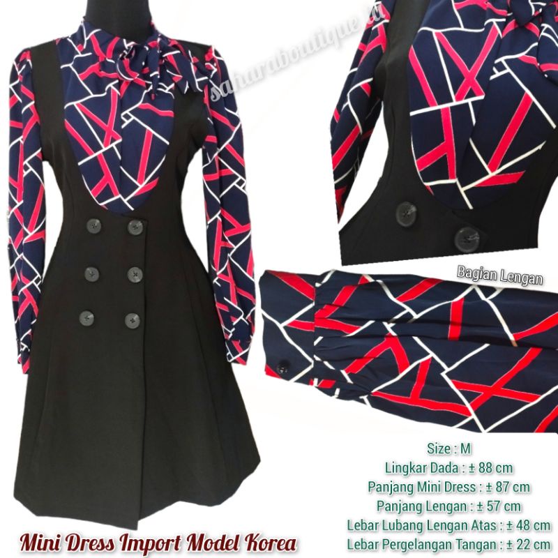 Mini Dress Import Model Korea