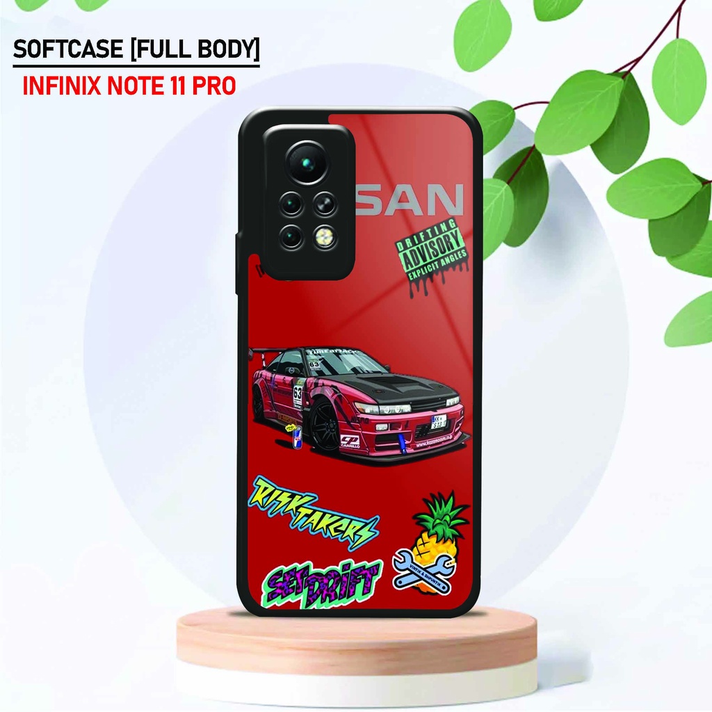 Softcase Kaca Infinix Note 11 Pro - Hardcase Glossy Infinix Note 11 Pro - Fashion [ Mancase 2 ] - Pe