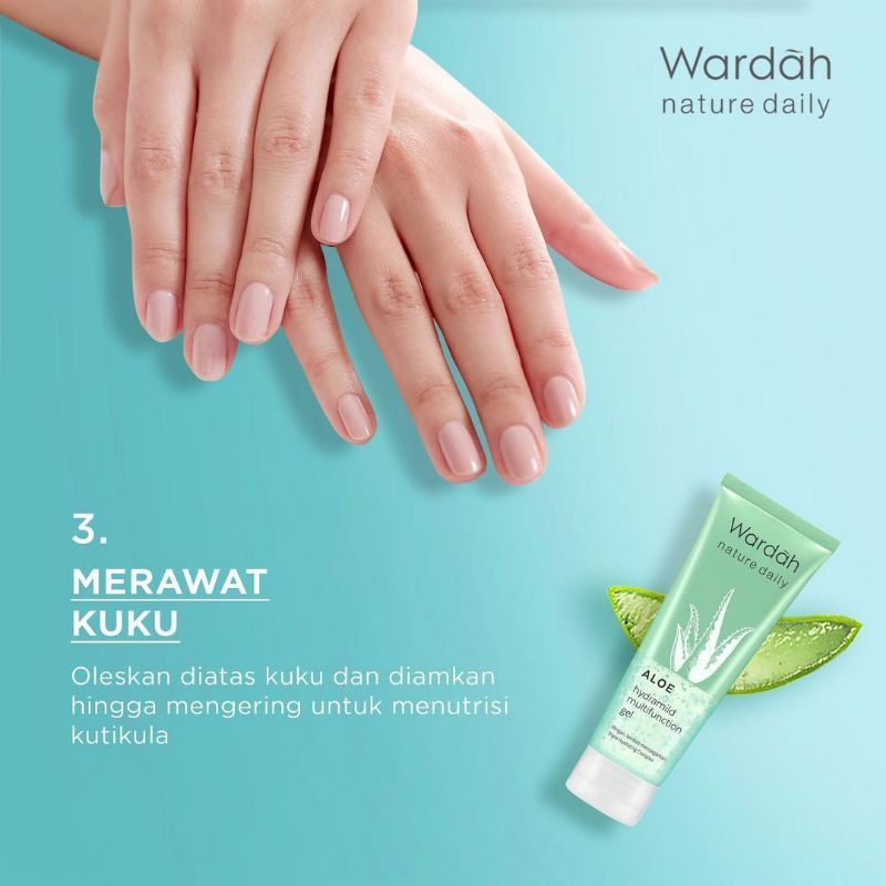 Wardah Nature Daily Aloe Hydramild Multifunction Gel 100ml