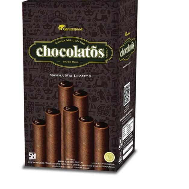 

limited STOCK!Chocolatos Dark Wafer Coklat 3 x 16 gr|KD3