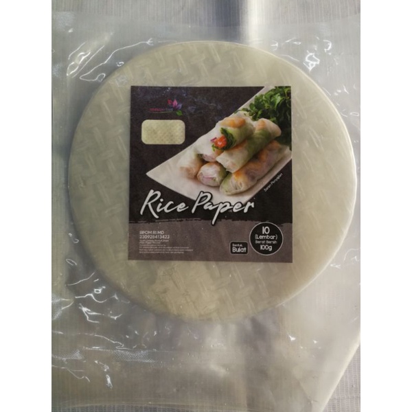 

Rice paper Java super food 10 lembar (bulat)