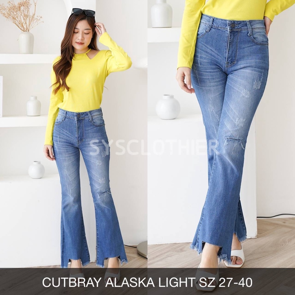 CELANA JEANS WANITA CUTBRAY ALASKA