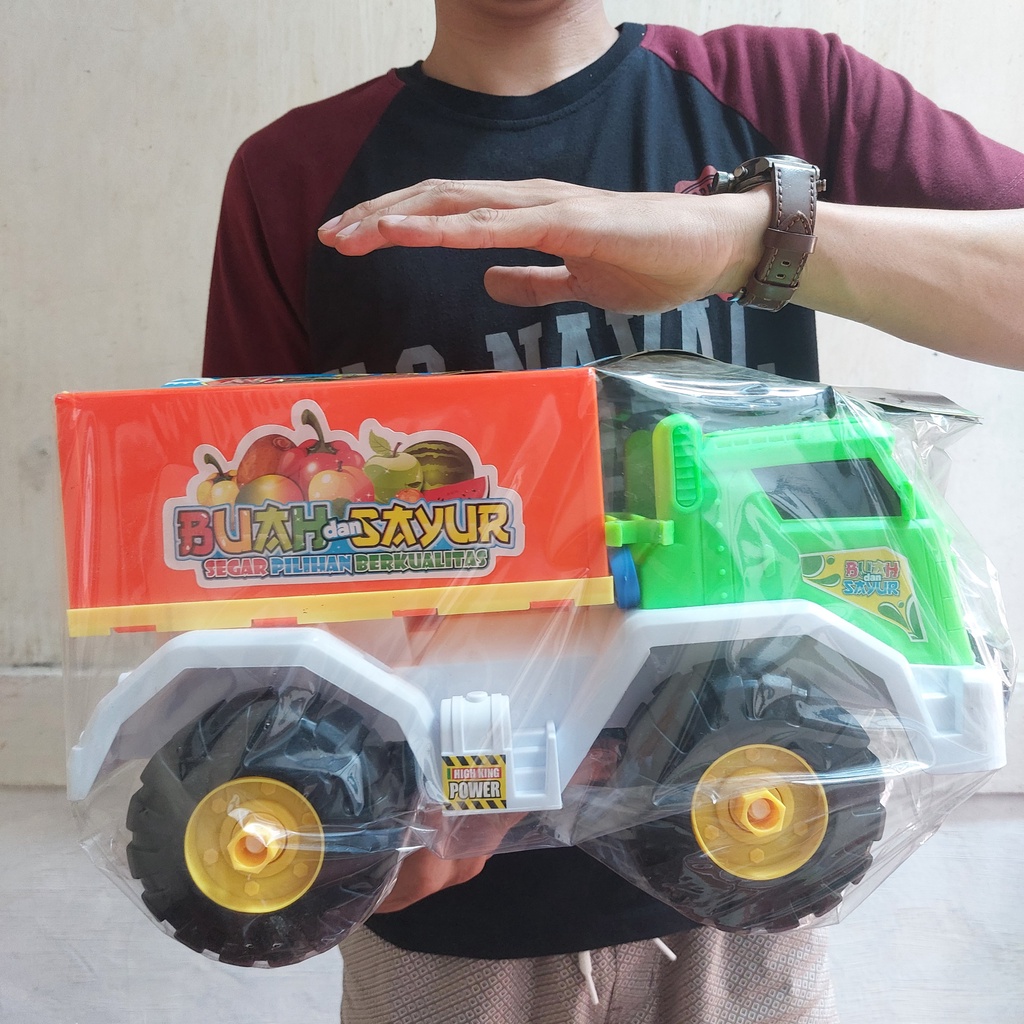 Mainan Anak Truk Tronton Box Besar Truk Angkutan Truck Muatan BESAR