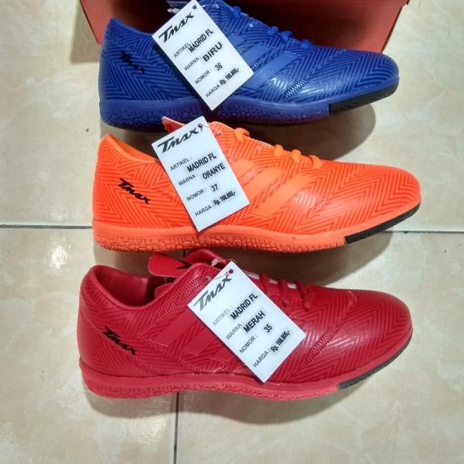 sepatu futsal anak tmax madrid original