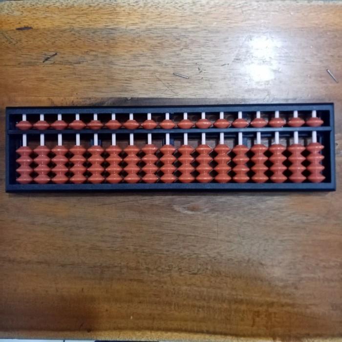 Mainan Sempoa Anak / Sempoa Motif Kayu / Mainan Berhitung