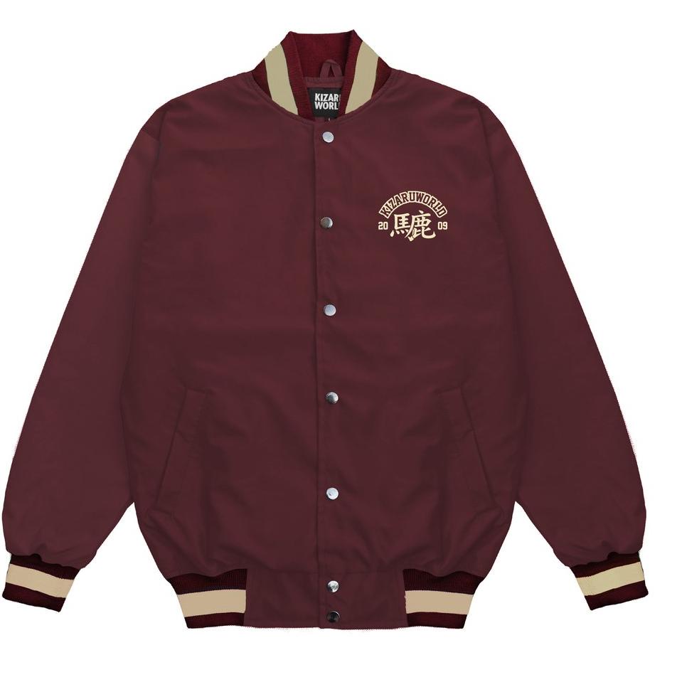 Belanja Mantap--KIZARU Jaket Varsity MIKAMI