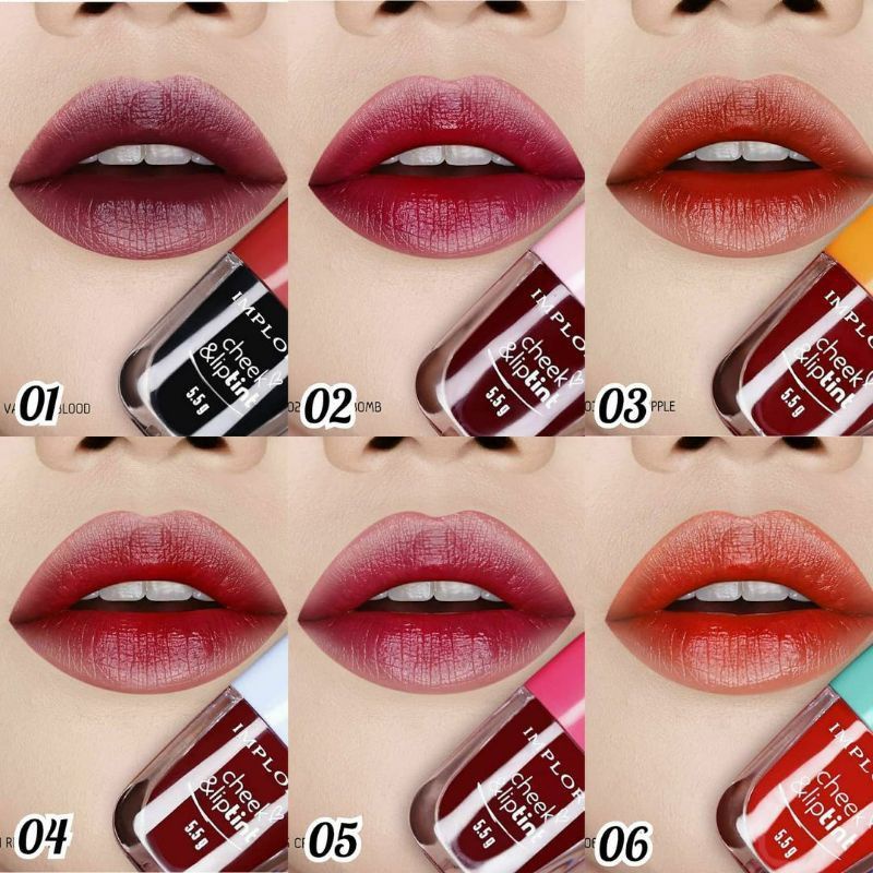 (BPOM) COD IMPLORA CHEEK AND LIP TINT ORIGINAL LIP TINT PEMERAH BIBIR