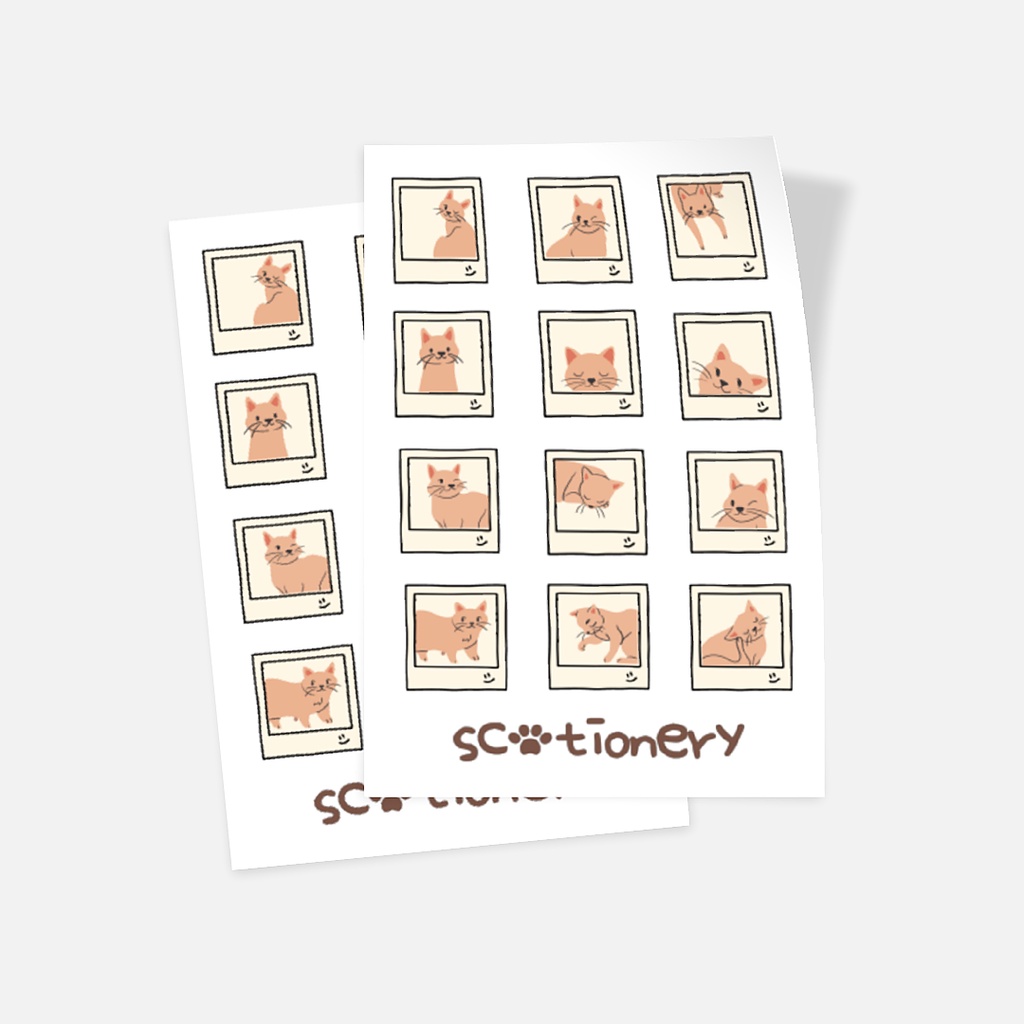 

Glossy Sticker - Set of 2 STICKER PACK KUCING LUCU