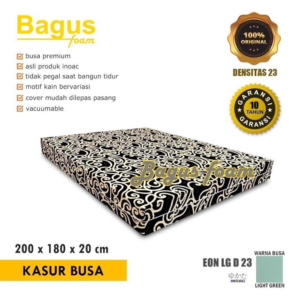 Inoac ASLI Kasur Busa Eon Lg d 23 [200x180x20]