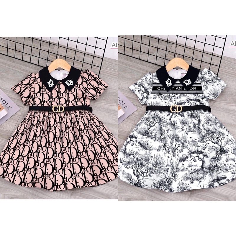 TERMURAH DRESS ANAK DIOR ALOHA KAI IMPORT MODERN TERCANTIK TER MURAH GAUN NATAL