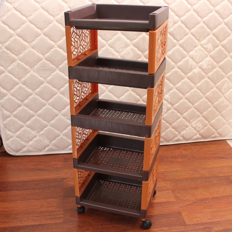 RAK SERBAGUNA BTS /RAK APARTEMENT /RAK BUKU / RAK PLASTIK SUSUN 5