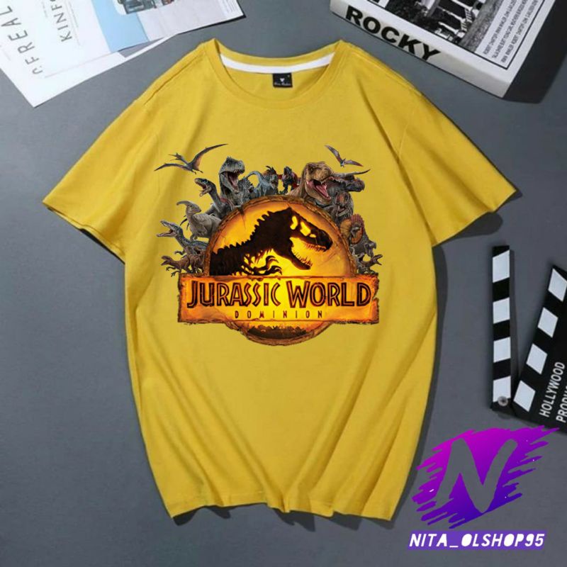 jurassic world kaos anak dinosaurus jurasic wold baju T Rex