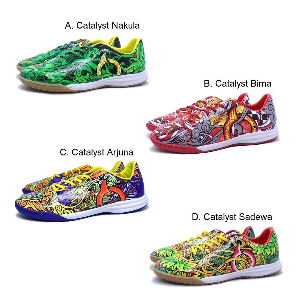 Sepatu Futsal Ortuseight Catalyst Nakula / Bima / Arjuna / Sadewa Original Ortus Eight