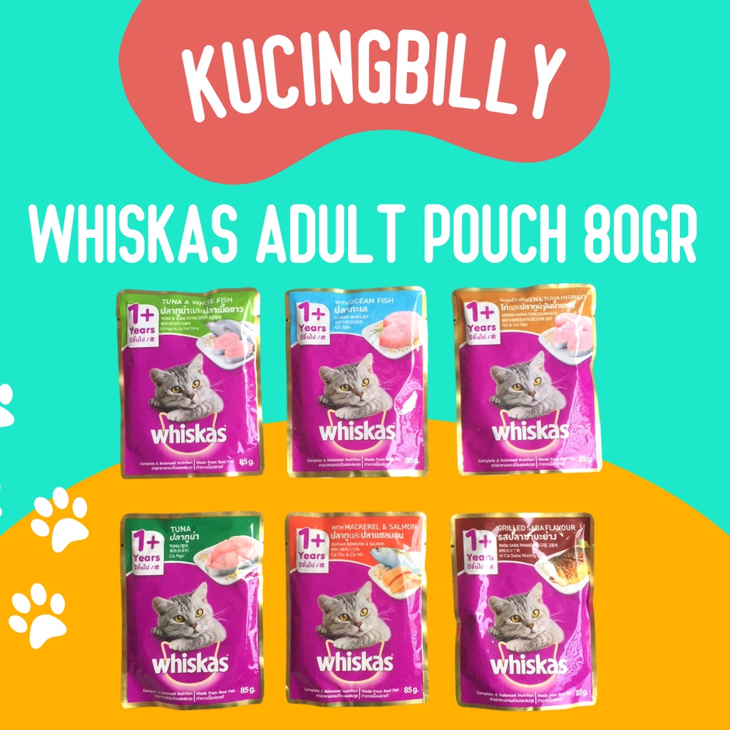Image of Whiskas Adult Pouch 80gr #0