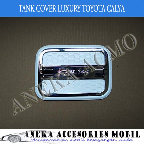 [READY] Garnish Tutup Bensin / Tank Cover Garnish Luxury White Toyota Calya / Perlengkapan Variasi M