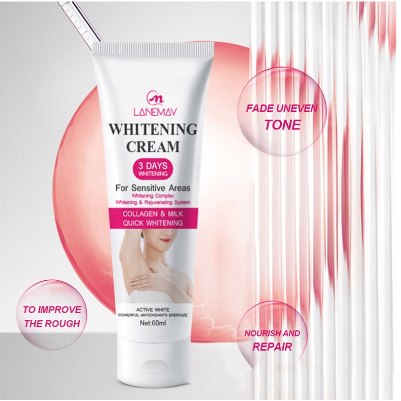 leher krim pencerah ketiak cream pemutih badan dan wajah