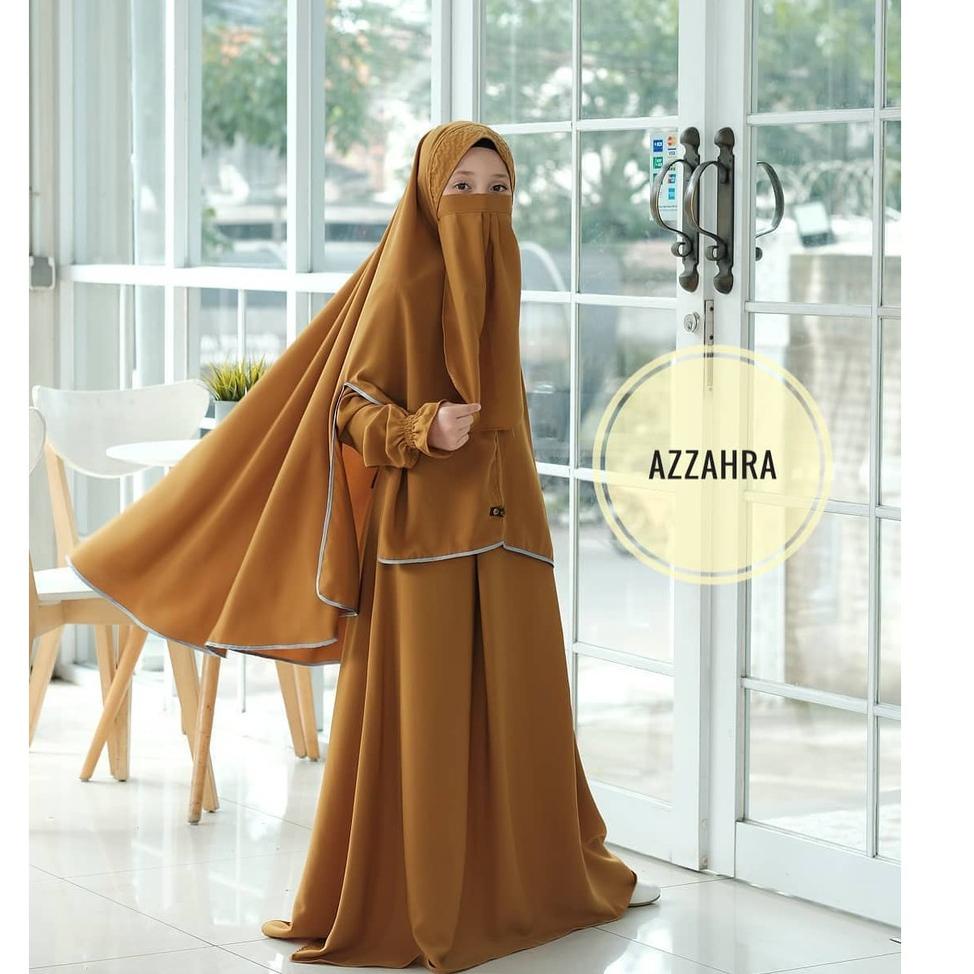 MJW.22Oc22d– Azzahra Syari + Jilbab Free Cadar 8-10 Tahun Gamis Anak Perempuan2020 / Gamis Murah