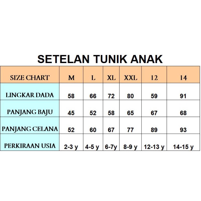 [MOMMY AL]SET PAKAIAN MUSLIM ANAK PEREMPUAN MODEL TUNIK  2-15 TAHUN/STELAN ANAK USIA TANGGUNG