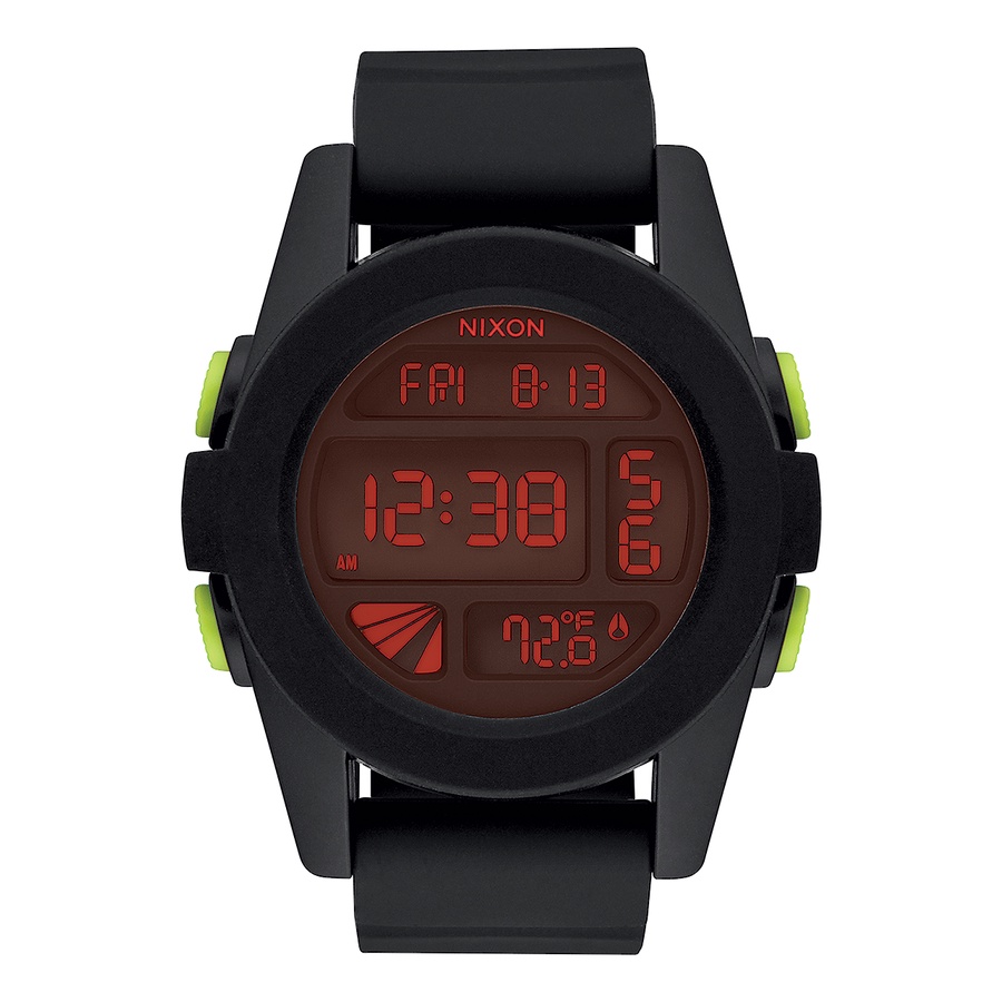Nixon Unit All Black / Red A197760