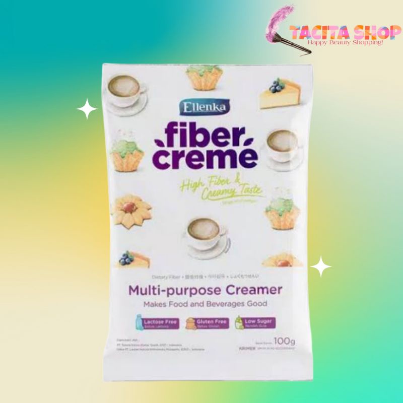 

Fiber Creme 100gr / Fiber Creme Multipurpose Creamer / Fiber Creme Pengganti Santan / Fiber Creme Pengganti Susu / Fiber Creme Non Kolesterol / Fiber Cream 100gr / Fibercreme 100gr / Fibercream 100gr / Fiber Creme Ellenka Multipurpose Creamer