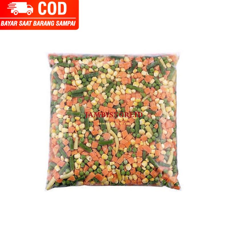 

(JAMBISTOREID) PILIH PENGIRIMAN INSTAN Sayur Frozen 1kg All Varian 4 Mix Vegetables Broccoli Brokoli Kembang Kol Fresh Mixed Veggies Sayur Campur Wortel Kacang Panjang Jagung Polong Sayuran Potong Jambi