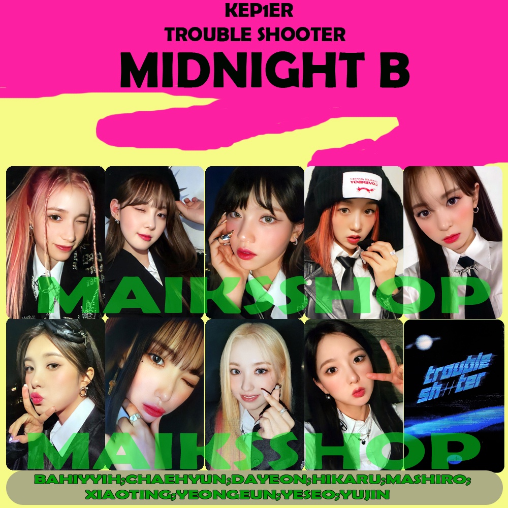 Kepier Kep1er Trouble Shooter Bahiyyih Xiaoting Chaehyun Photocard Kpop