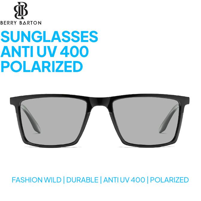 Kacamata Hitam Polarized Pria Mengemudi Sunglasses Photocromic 8206