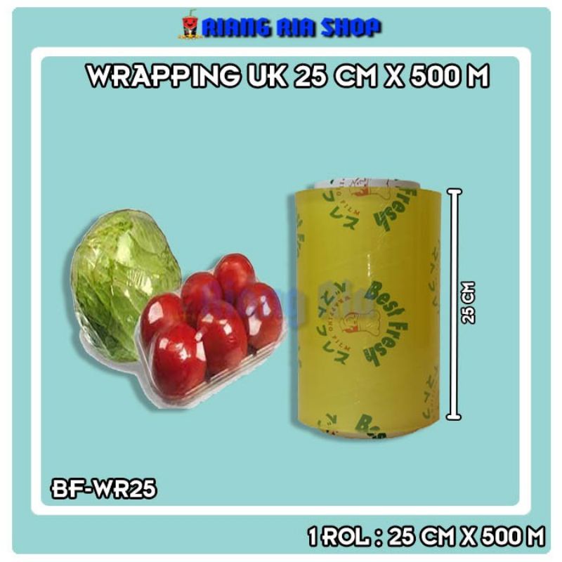 Plastik Wrapping Makanan BEST FRESH 25 cm x 500 M FOODGRADE Termurah