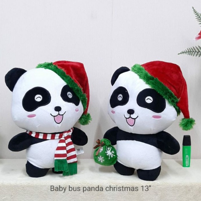 Boneka Baby Bus Chrismast Size 13&quot;/35cm/boneka natal/kado natal/hiasan natal/