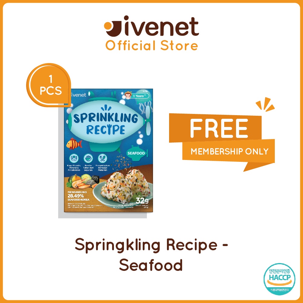 

Free 1pcs - Springkling Recipe - Seafood