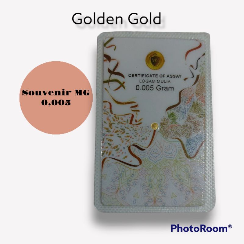 Logam Mulia Emas 24K Minigold 0,005 gr