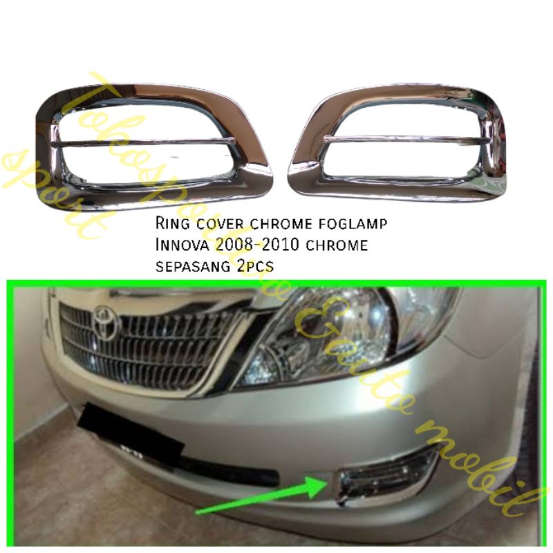 RING COVER GARNISH FOGLAMP KABUT CHROME INNOVA 2008-2010