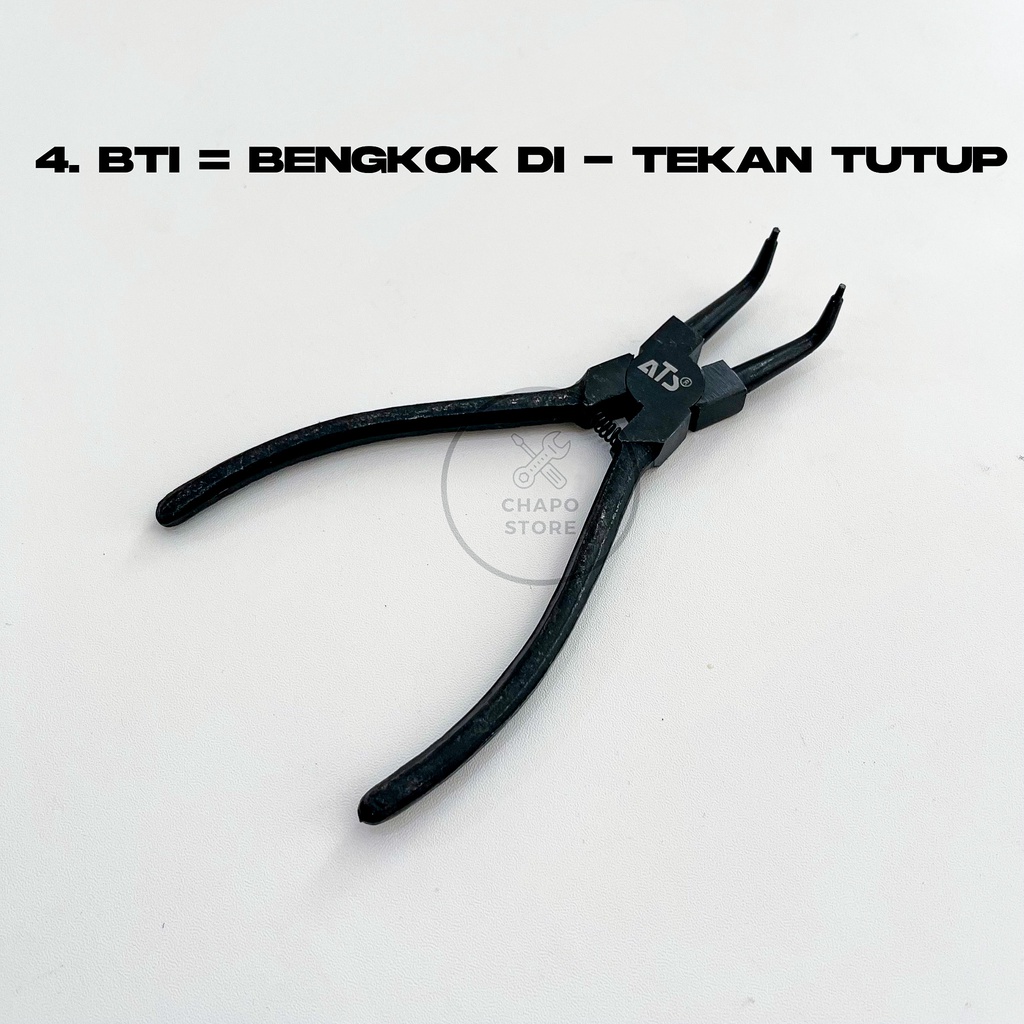 ATS tang snap ring STE STI BTE BTI circlip pliers tang ring per veer