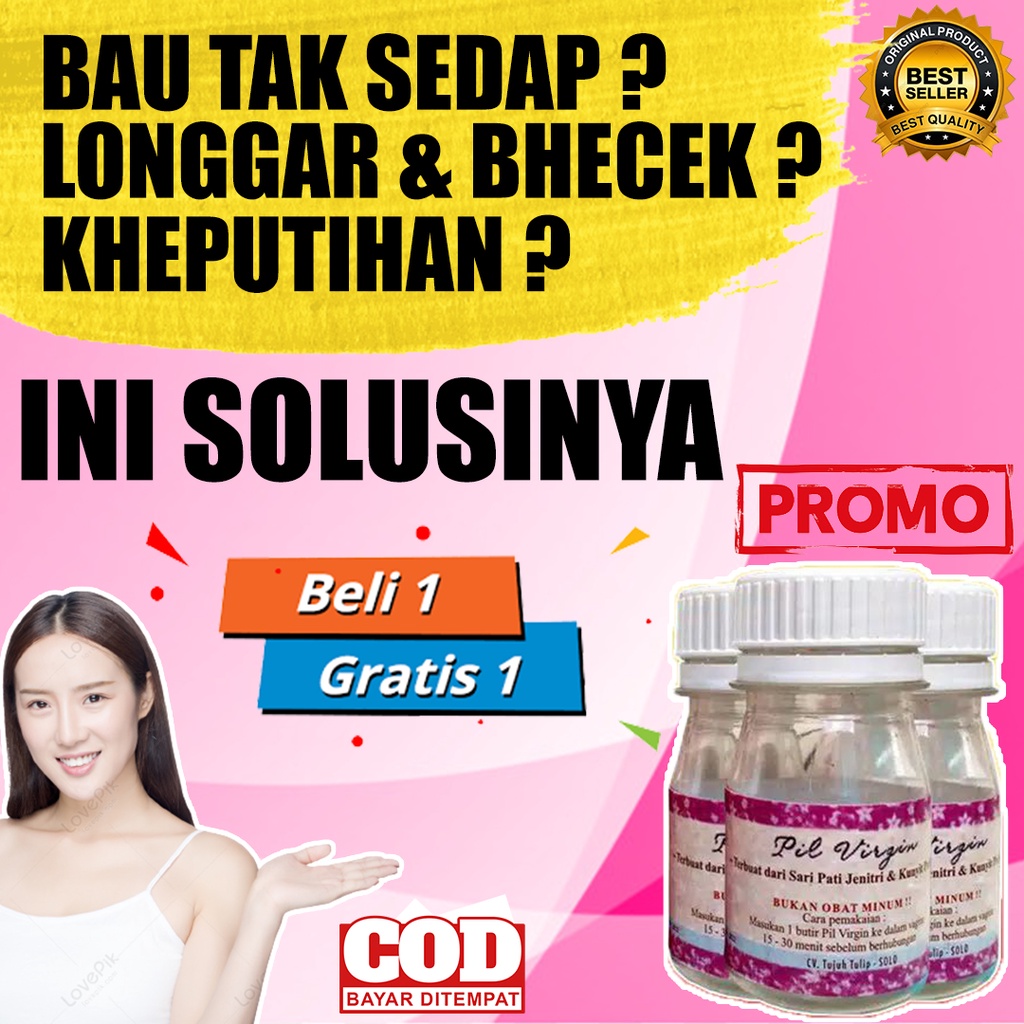 

Beli 1 Free 1 Pil Merapatkan Wanita Pil Kunyit & Jenitri Perapat Miss V Kesat dan Rapet (BISA COD)