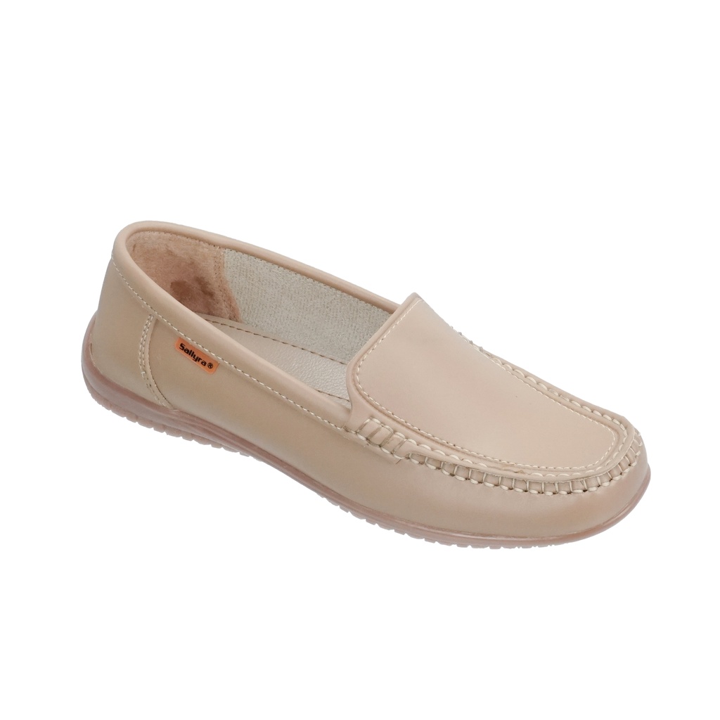 Sepatu Slip On Flat Kerja Wanita - Rose