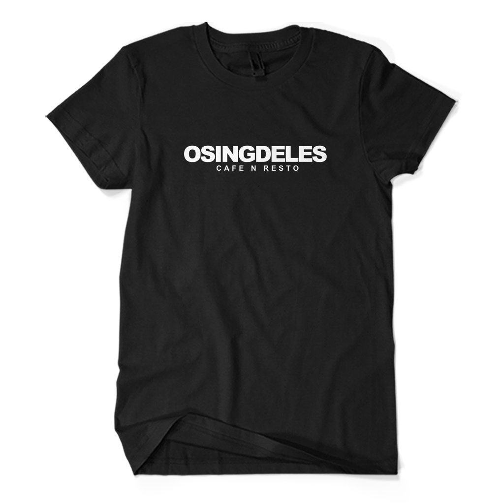 Baju Kaos Pria OSINGDELES CAFE N RESTO SYAHIBA SAUFA Dangdut Koplo Indonesia Kaos Kage