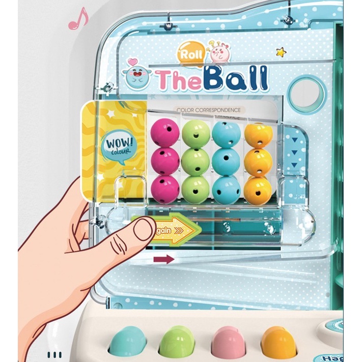 Mainan Edukasi Anak PUZZLE ROLL THE BALL GAME MACHINE Versi Manual &amp; Automatic