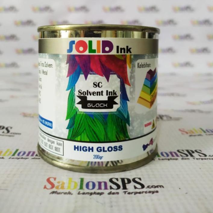 

Kekinian TINTA SABLON GELAS BESI /METAL 200GR HITAM BLACK BASIS MINYAK SOLVENT BASED 향