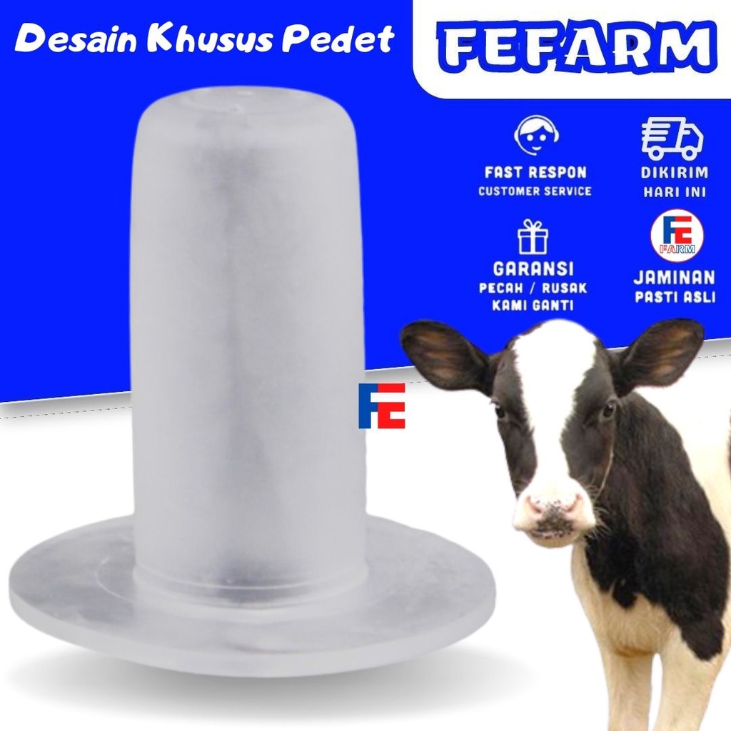 Dot Pedet anak sapi Kuda Kerbau Dot Silikon Silicone Dot Hhewan Ternak FEFARM