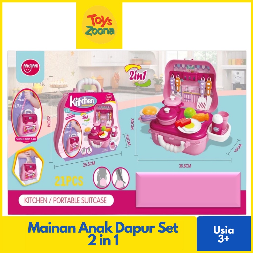 ToysZoona Mainan Alat Masakan / Mainan Alat Masak-Masakan / Mainan Anak Edukasi / Mainan Anak Perempuan / Mainan Masak Masakan Anak / Mainan Masak Anak Perempuan