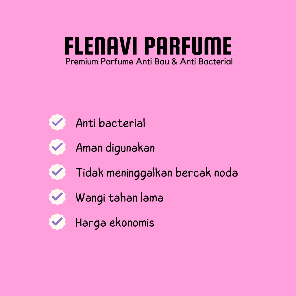 DISKON Flenavi Parfume - Pengharum Sepatu Anti Bau Kaki Parfum Jok Mobil Aroma Bubble Gum